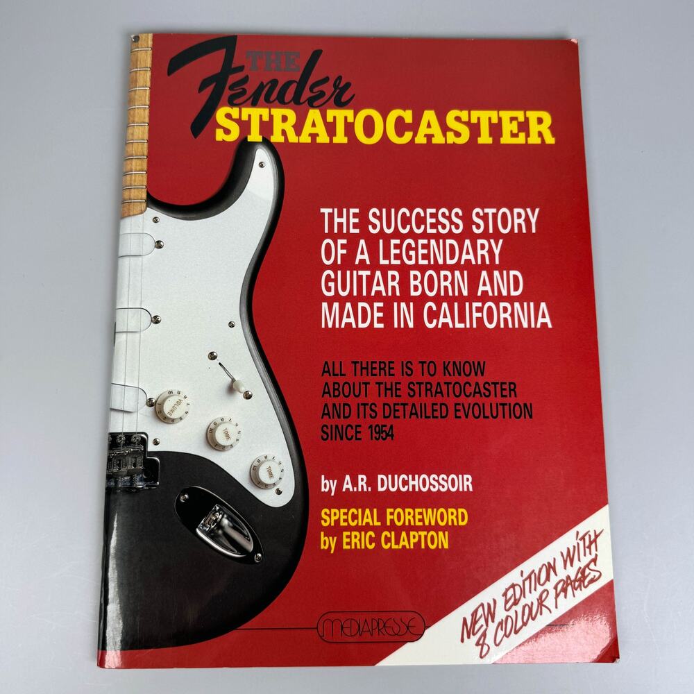 The Fender Stratocaster A.R. Duchossoir 1989 Book Eric Clapton Foreward